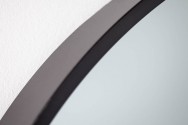 Wall mirror Noemi 90cm asymmetrical black