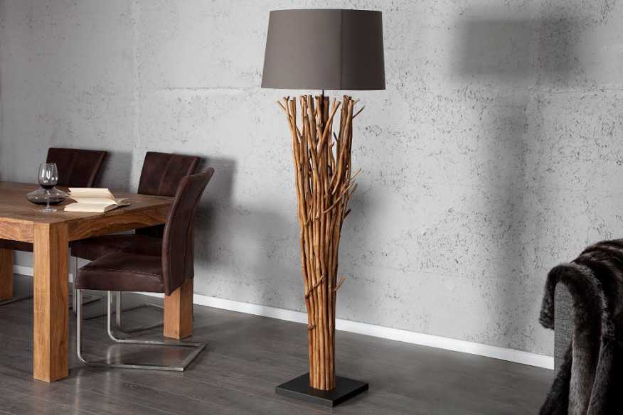 Stehleuchte aus Treibholz Euphoria 175cm braun