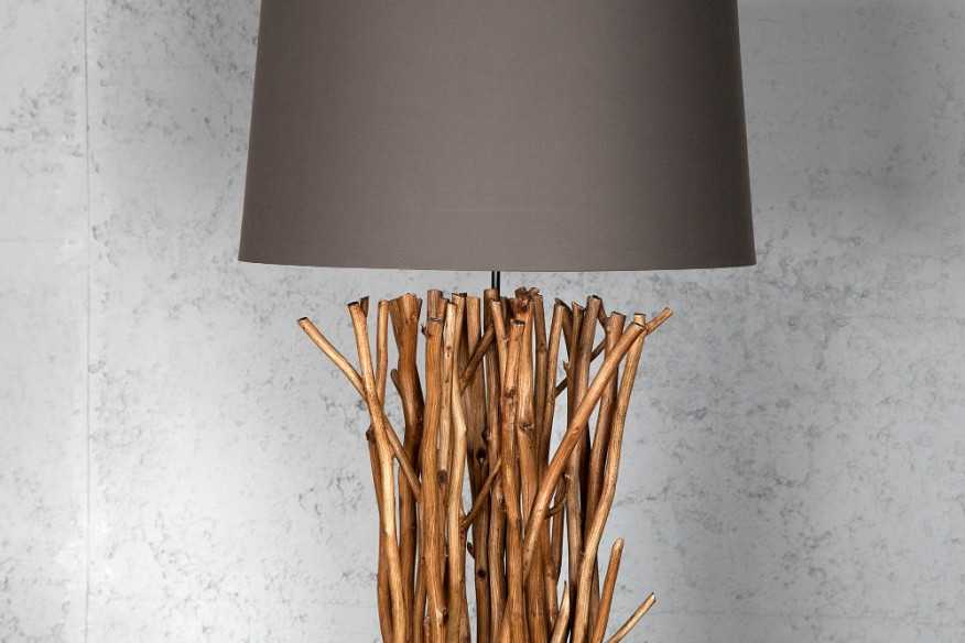 Stehleuchte aus Treibholz Euphoria 175cm braun