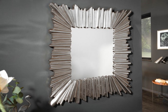 Wall mirror Venice 95cm silver
