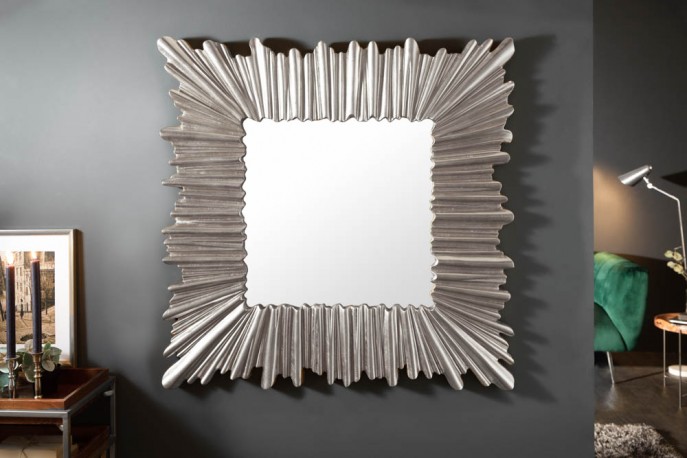 Wall mirror Venice 95cm silver