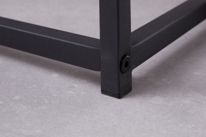 Side table Dura Steel set of 2 black metal