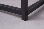 Side table Dura Steel set of 2 black metal