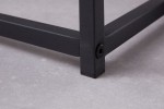 Side table Dura Steel set of 2 black metal