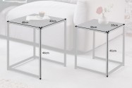 Side table Dura Steel set of 2 black metal