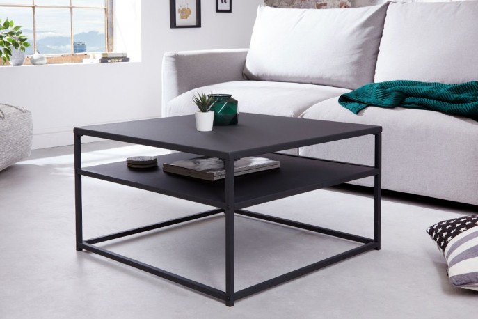 Coffee table Dura Steel 70cm black metal
