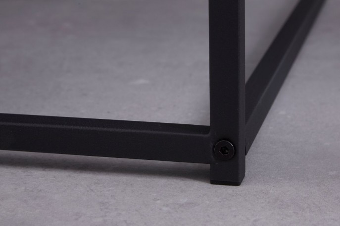 Coffee table Dura Steel 70cm black metal