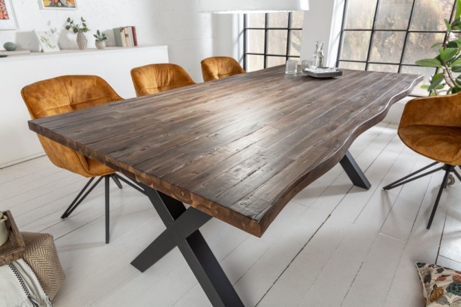 Dining table Genesis Vintage 200cm acacia brown 2
