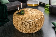 Coffee table Leaf 80cm gold