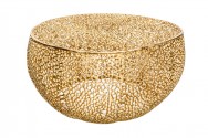 Coffee table Leaf 80cm gold