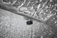 LEVA - 120cm soffbord i silver