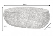 LEVA - 120cm soffbord i silver