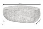 LEVA - 120cm soffbord i silver