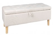 CASANDRA - 100cm lådbänk i beige