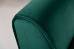 Bench Scarlett 90cm velvet emerald green