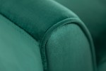 Bench Scarlett 90cm velvet emerald green