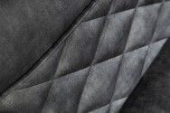 Mustang Lounger armchair, velvet gray green