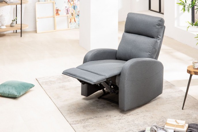Hollywood II relax armchair, gray structure