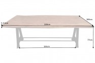 JURA - 220 cm matbord i akaciaträ