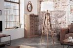 Floor lamp tripod 158cm pine white
