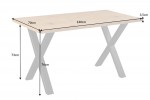 Desk Loft 140cm oak look