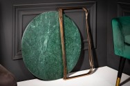 Coffee table Noble 62cm marble green gold