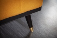 Petit Beaute sofa bed 180cm mustard yellow
