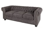 Sofa Chesterfield II 3 seater 200cm antique gray