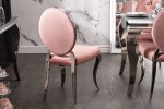Chair modern baroque dusky pink velvet
