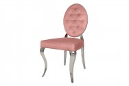 Chair modern baroque dusky pink velvet