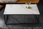 Coffee table symbiosis 100cm marble look ceramic