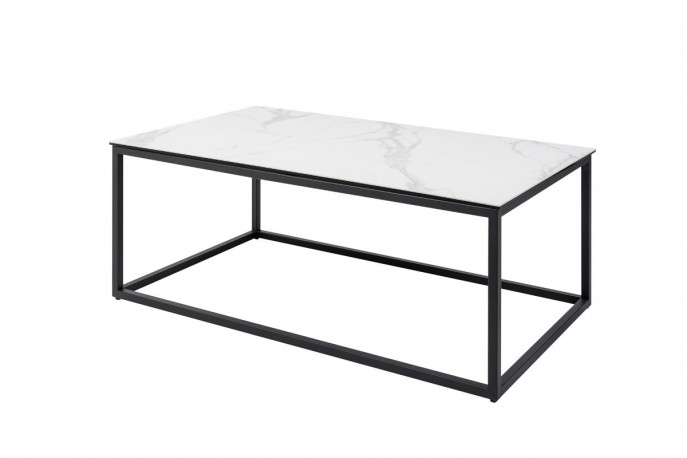 Coffee table symbiosis 100cm marble look ceramic