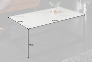 Coffee table symbiosis 100cm marble look ceramic
