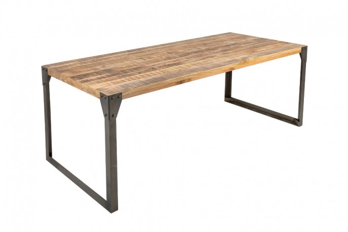 Factory dining table 200cm natural mango