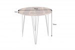 Dining table Makassar 80cm round Sheesham