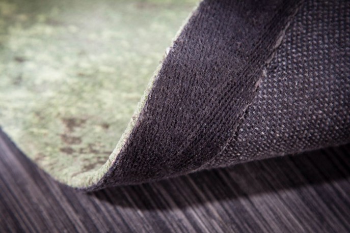 Carpet Modern Art 150cm round green beige