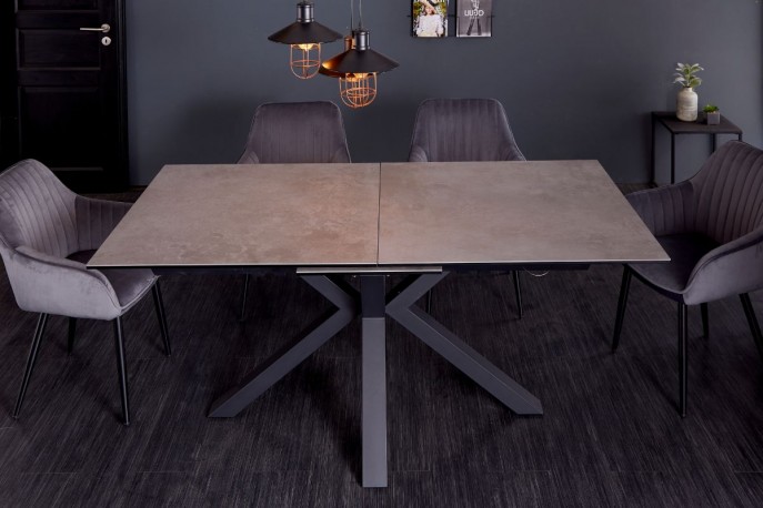 DIAZZ - matbord 180-225cm keramik betong
