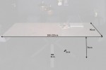 DIAZZ - matbord 180-225cm keramik betong