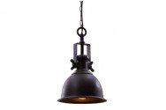 Suspension lamp Industrial black