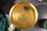 TELLUS - 65 cm soffbord i guldfärg