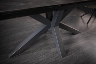 Dining table Eternity II 180-225cm lava ceramic