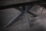 Dining table Eternity II 180-225cm lava ceramic