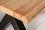 Dining table Living Edge 200cm wild oak 40mm