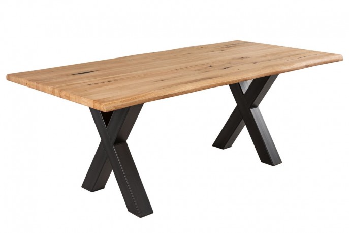 Dining table Living Edge 200cm wild oak 40mm