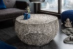 LEVA - 80 cm soffbord I silverfärg