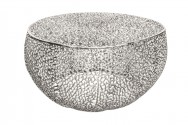 LEVA - 80 cm soffbord I silverfärg