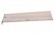 REGAL - 115 cm vägghylla i sheeshamträ