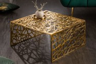 YAYA - 60 cm soffbord i guldfärg