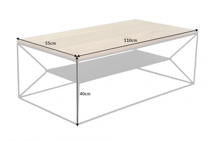 CHYN - 110 cm soffbord i ek