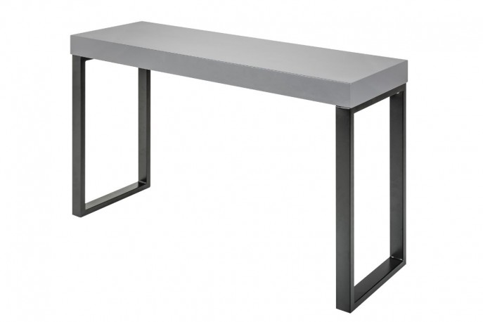 YINA - 120 cm laptop-skrivbord i grått